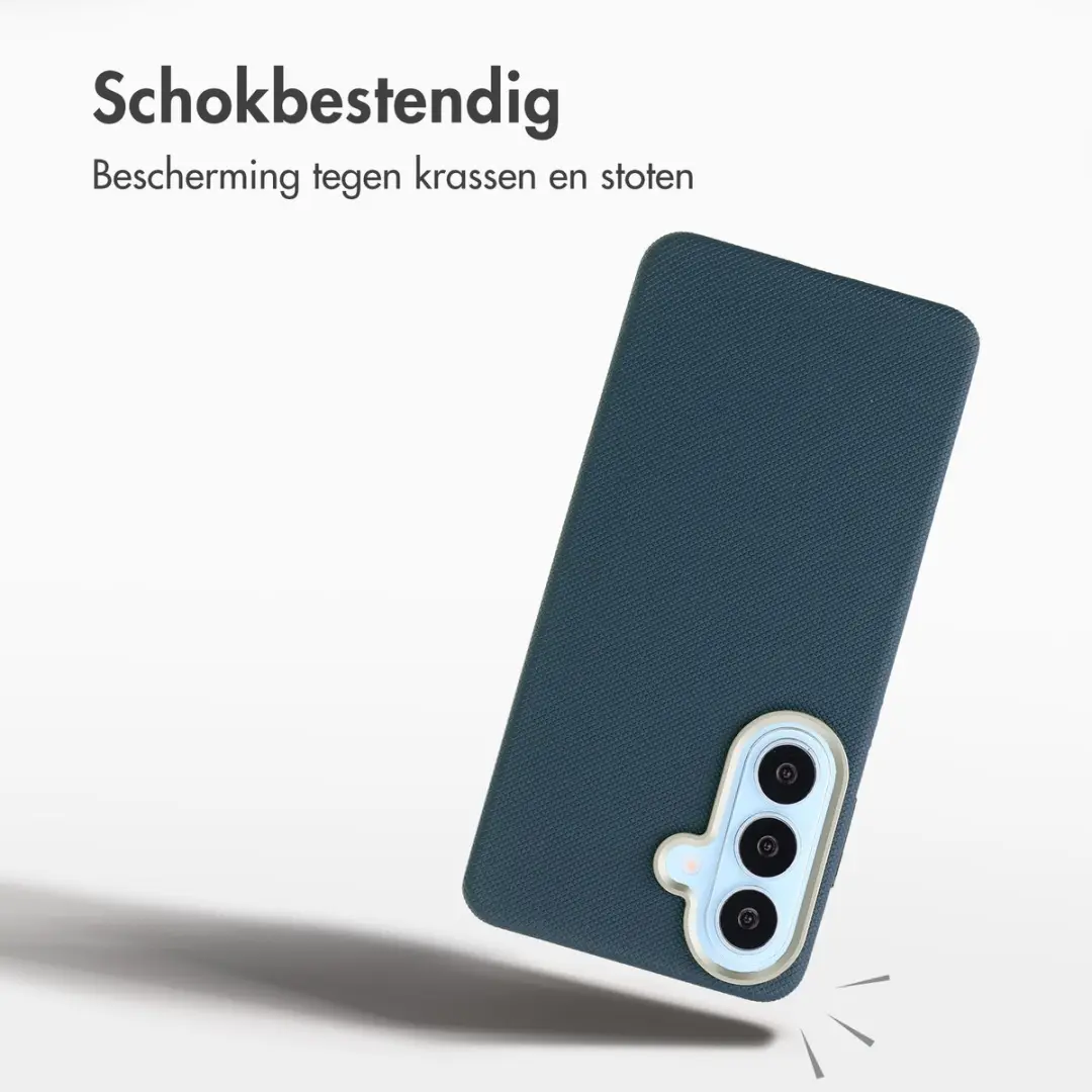 Accezz Hoesje Samsung Galaxy S26 - Mesh Backcover Donkerblauw - afbeelding 3 van 6