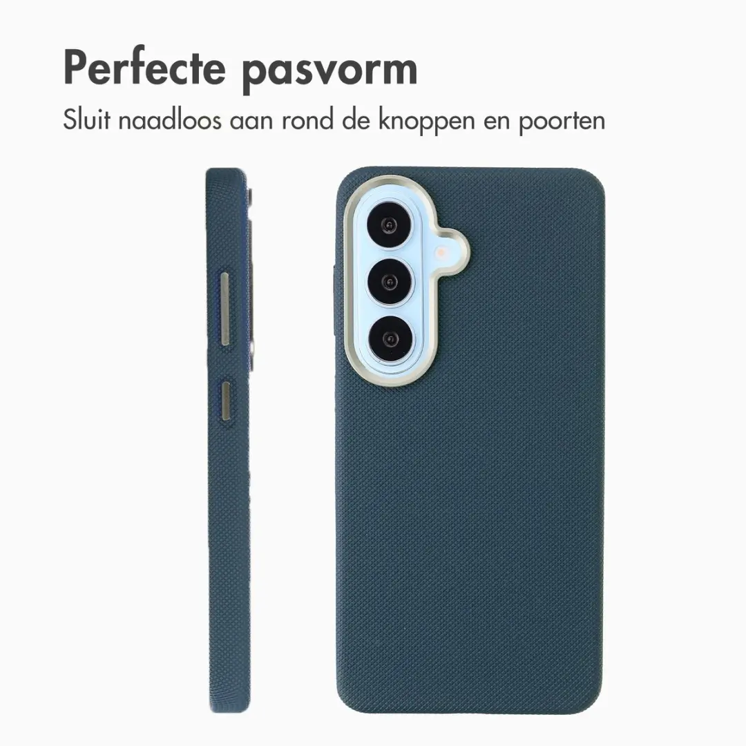 Accezz Hoesje Samsung Galaxy S26 - Mesh Backcover Donkerblauw - afbeelding 6 van 6