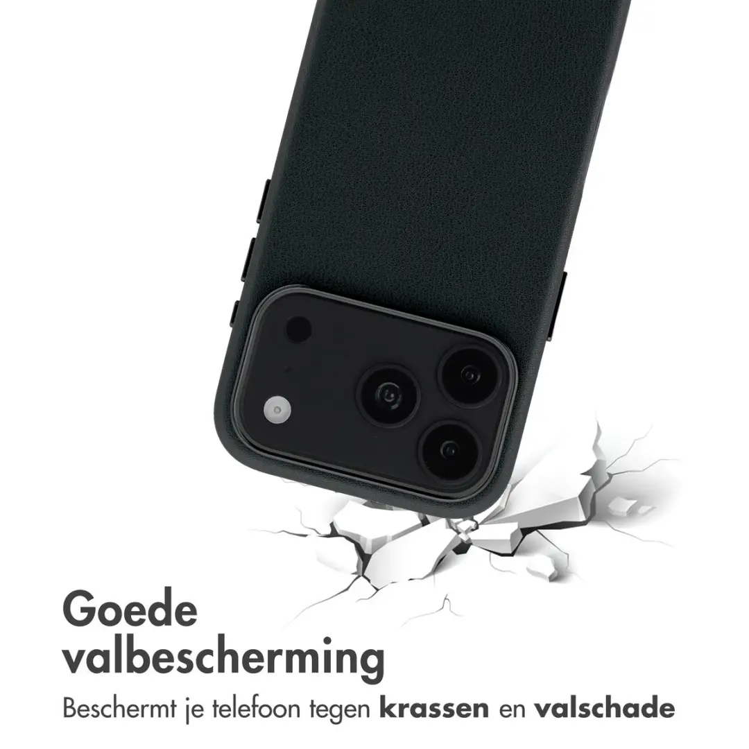 Accezz Hoesje iPhone 18/17 Pro Max - MagSafe Leather - Black - afbeelding 5 van 6