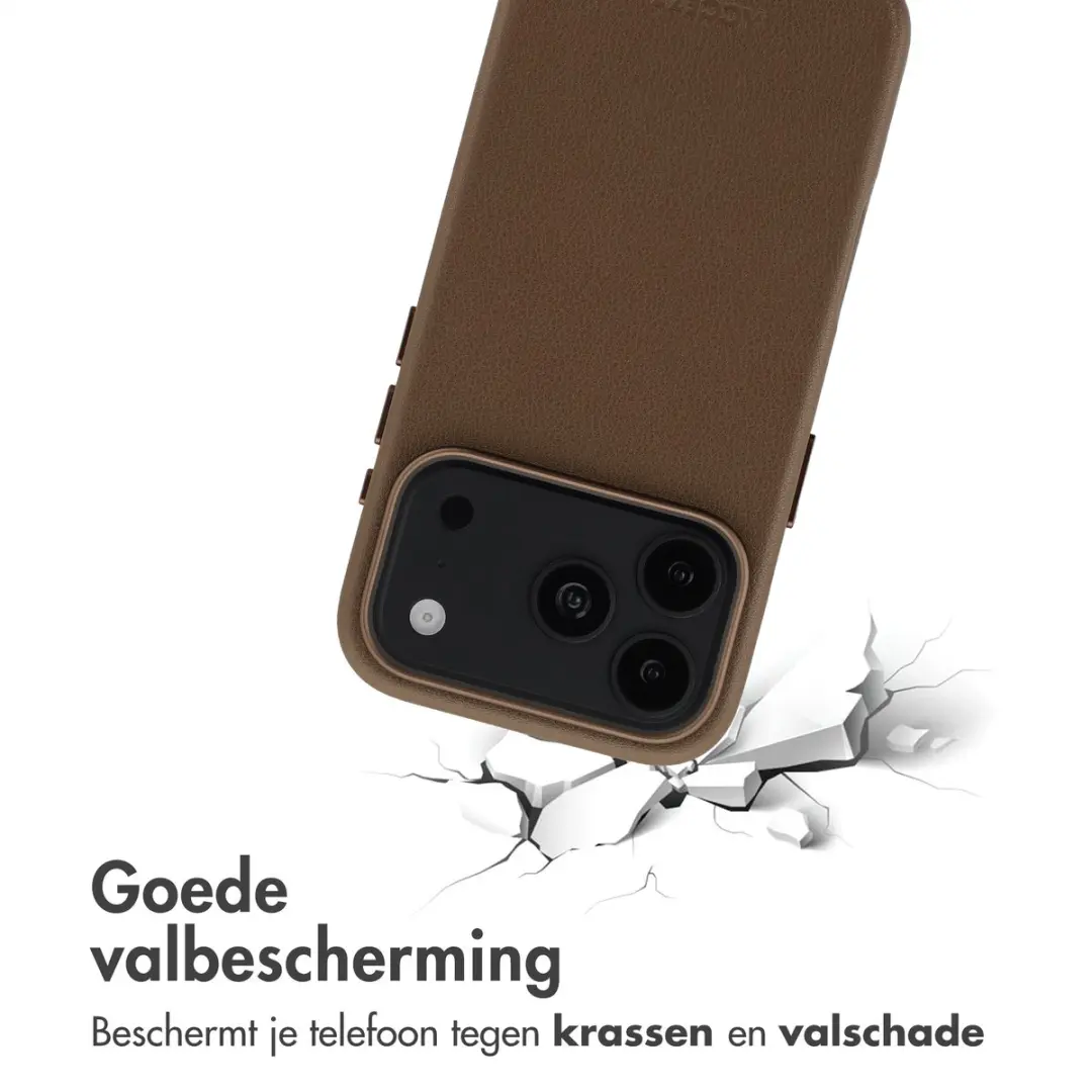 Accezz Hoesje iPhone 18 Pro/17 Pro - Coffee Brown - MagSafe - afbeelding 6 van 6