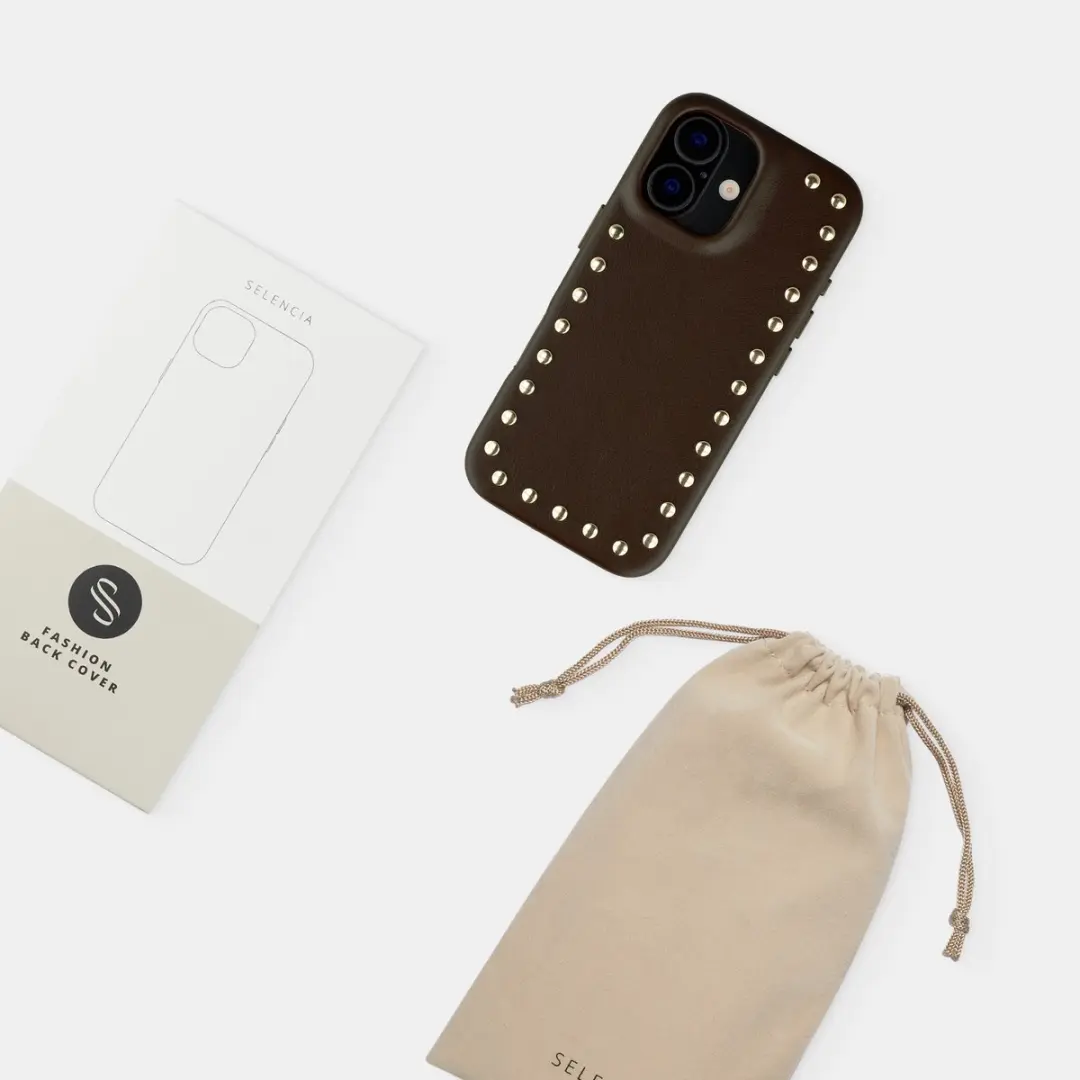 Selencia Hoesje iPhone 18/17 Pro Max - MagSafe Cacao Crush - afbeelding 6 van 6