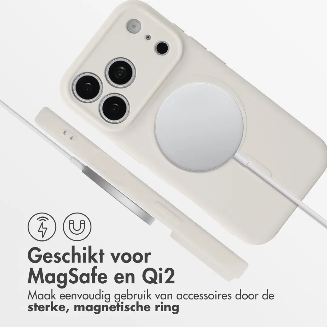 Imoshion Hoesje iPhone 18/17 Pro Max - MagSafe Beige - afbeelding 2 van 6