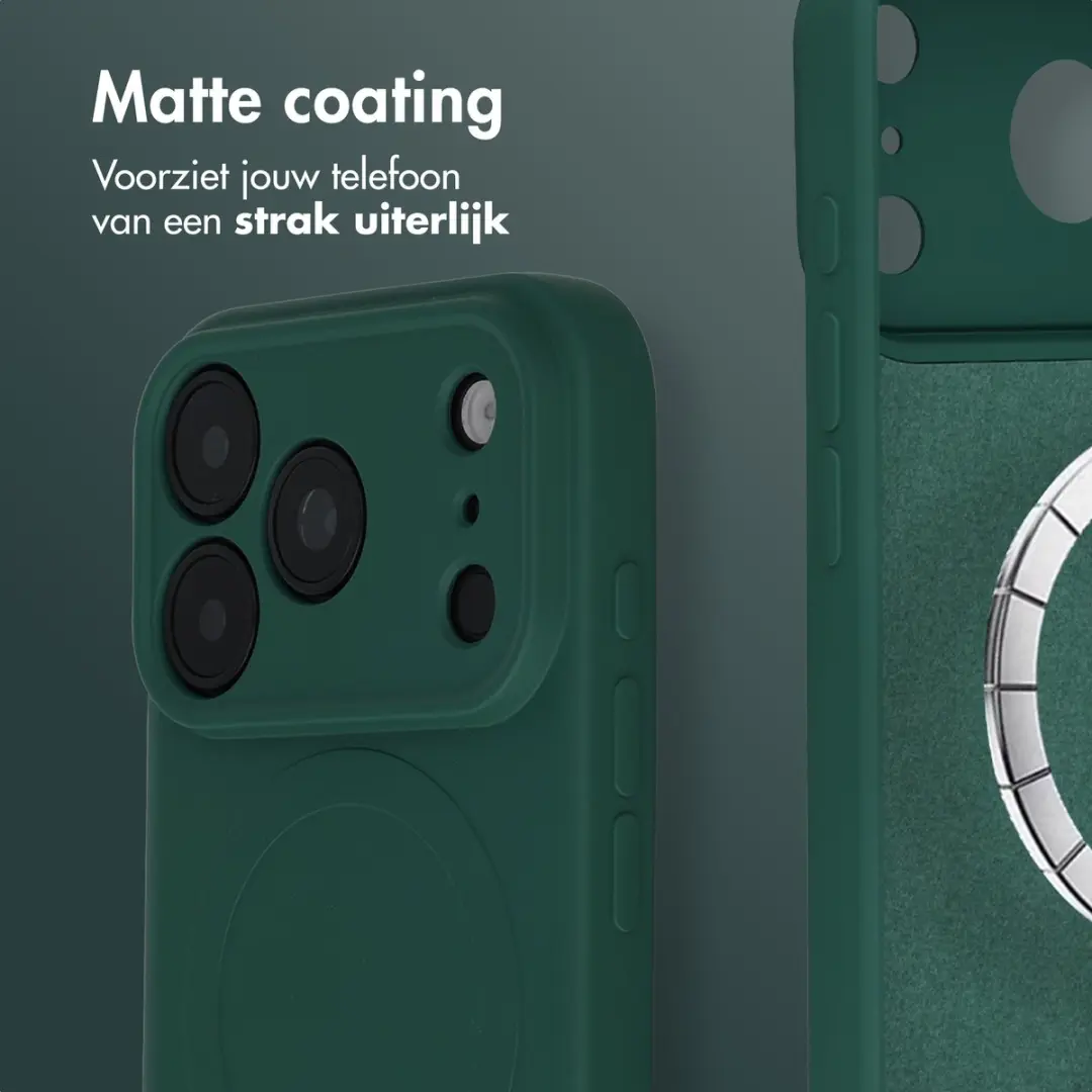 Imoshion Hoesje iPhone 18/17 Pro - Donkergroen MagSafe - afbeelding 3 van 6