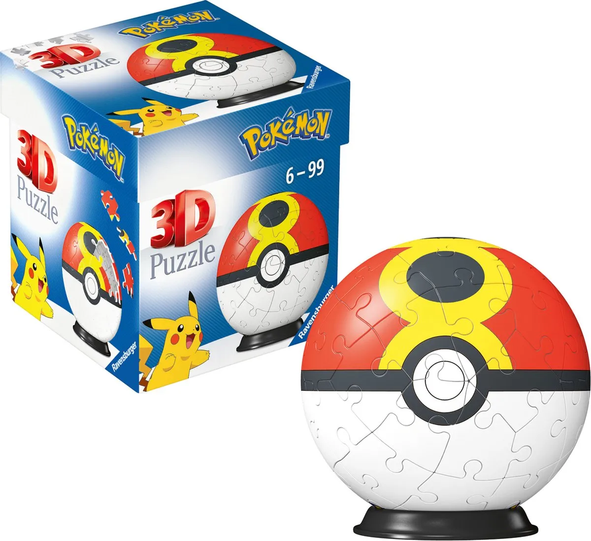 Ravensburger Pokémon Repeat Ball 3D Puzzel - 54 Stuks - Meerkleurig