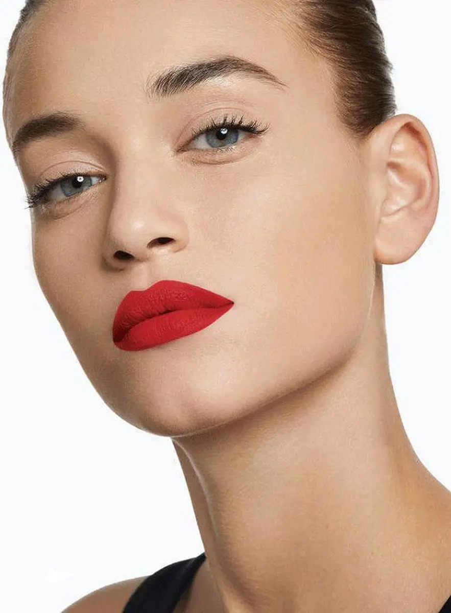 Yves Saint Laurent Rouge Pur Couture The Slim Matte Lippenstift 10 Corail Antinomique - 3g - afbeelding 3 van 6