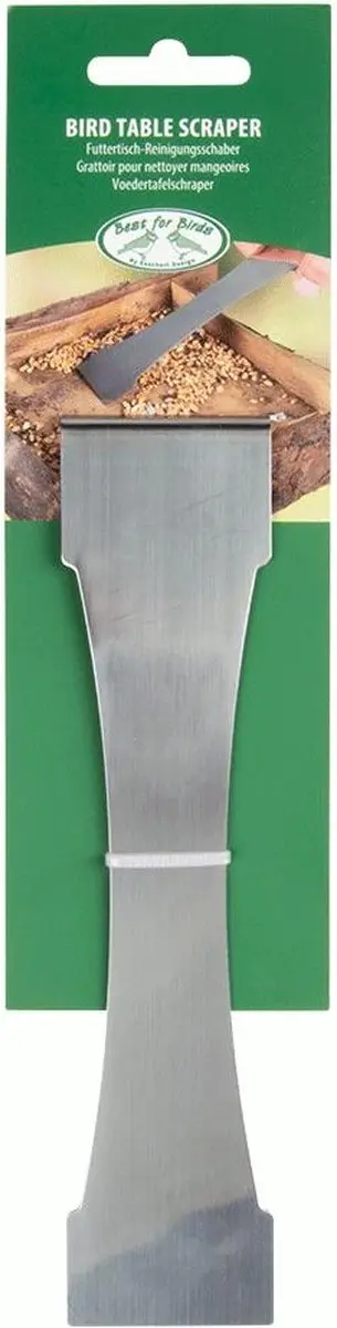 Esschert Design Schraper Voedertafel - Grijs - afbeelding 2 van 4
