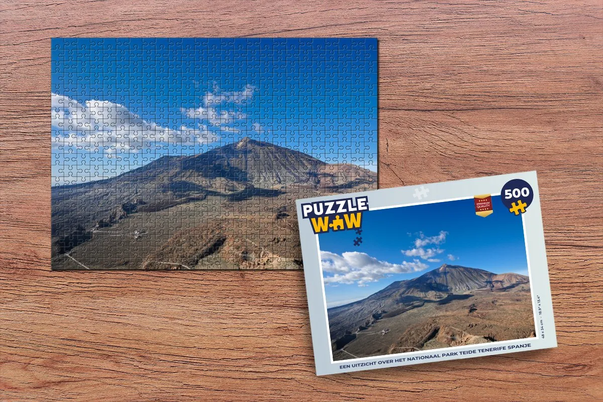 PuzzleWow Legpuzzel Teide Tenerife 500 Stuks - Multicolor