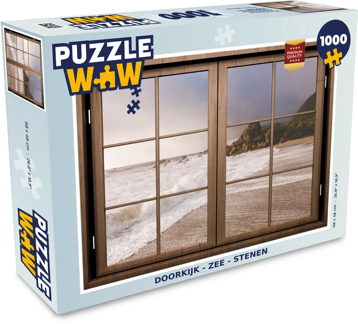 PuzzleWow Zee Legpuzzel 1000 Stuks - Multicolor