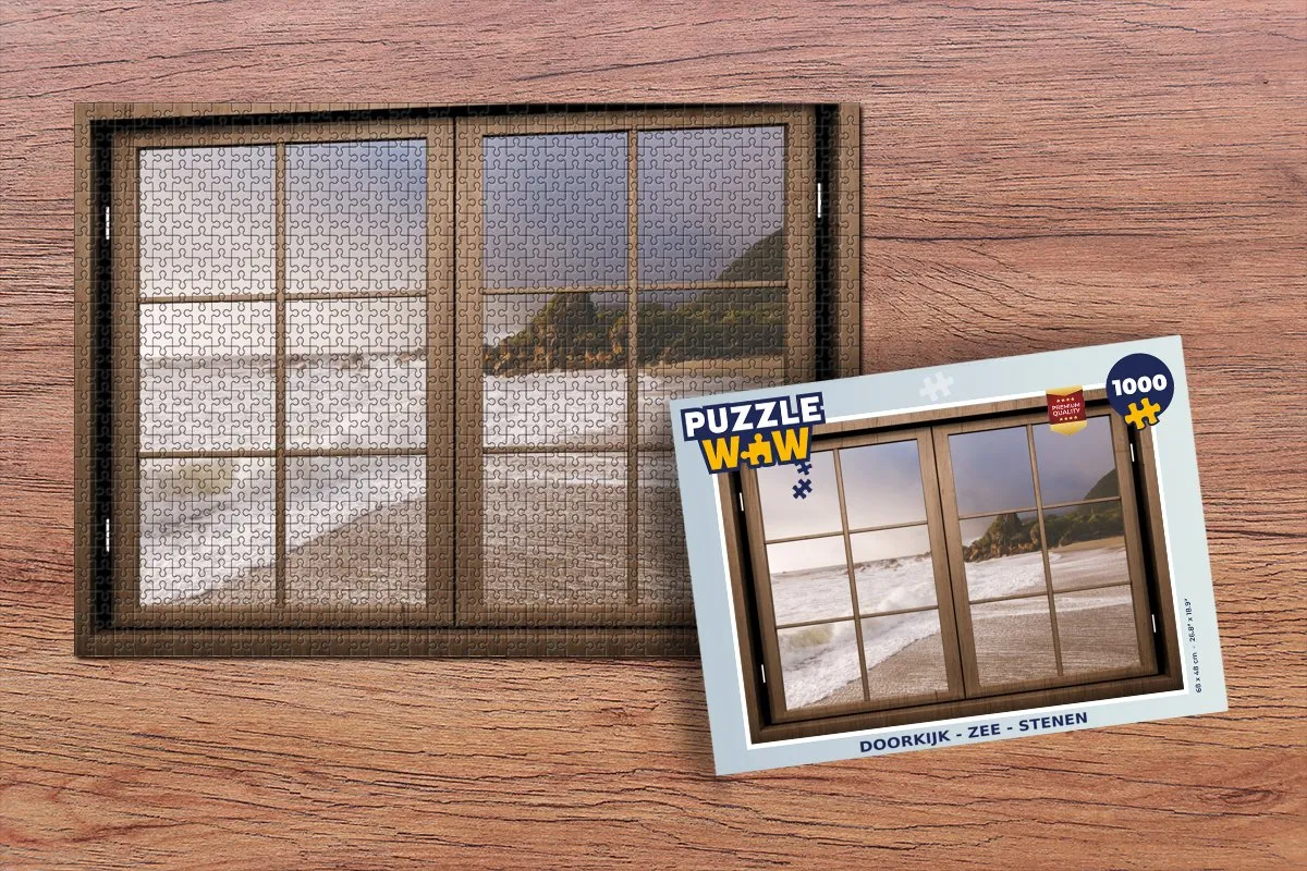 PuzzleWow Zee Legpuzzel 1000 Stuks - Multicolor