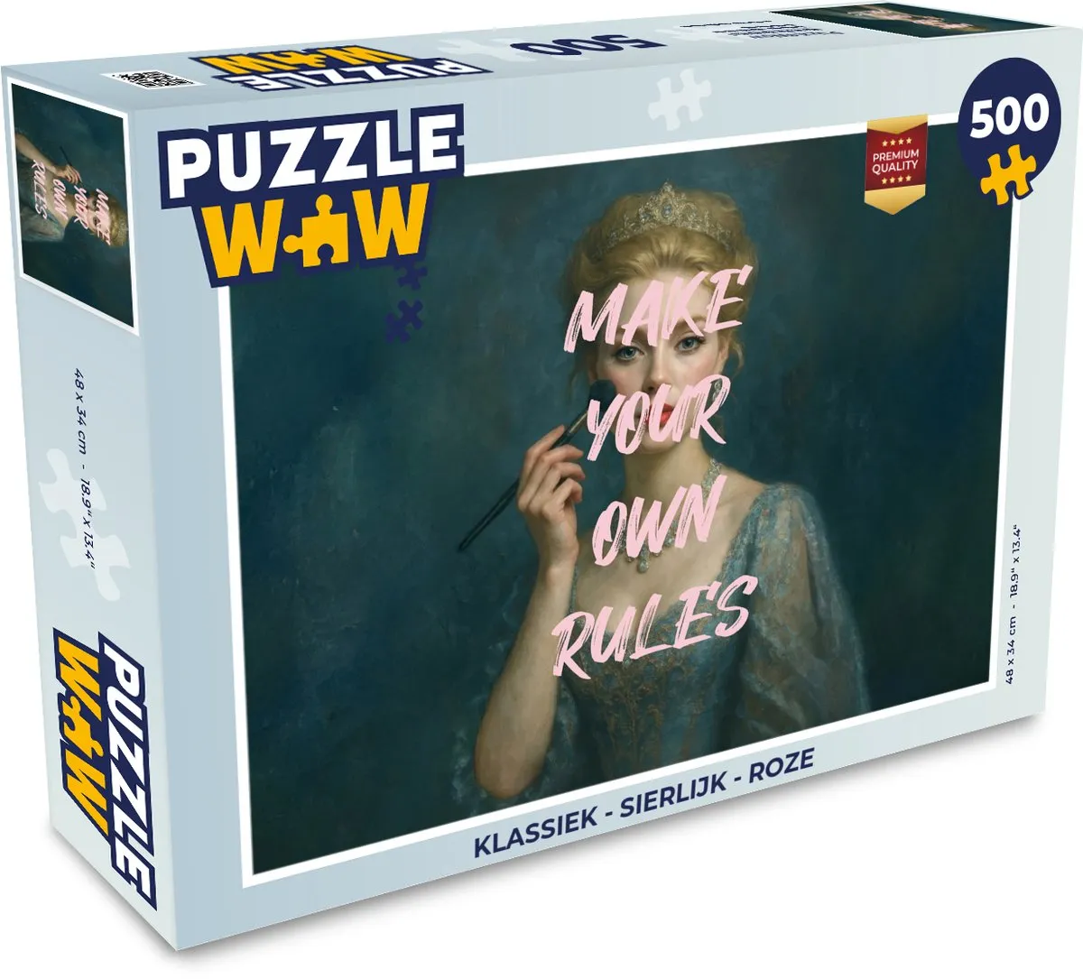PuzzleWow Legpuzzel 500 Stuks - Roze