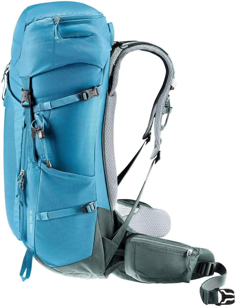 Deuter Trail Pro 36 Klimrugzak - 70cm - Blauw - afbeelding 6 van 6