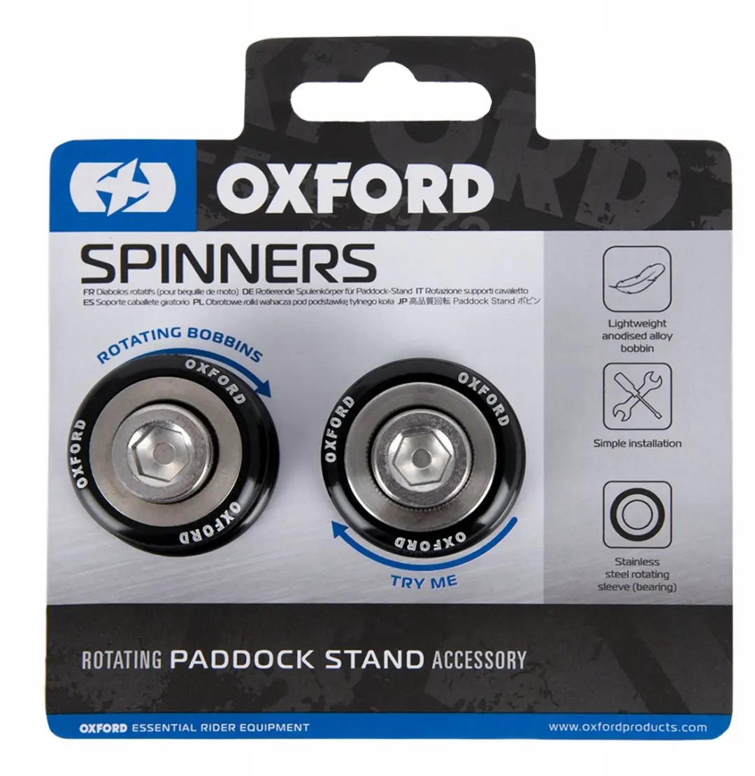 Oxford Spinners M8 (1.25) Rolletjes - Zwart