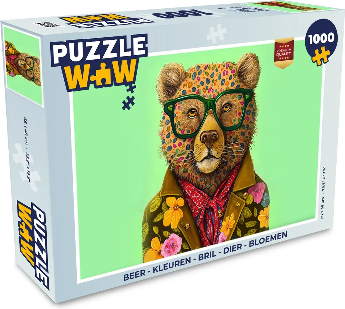 PuzzleWow Puzzel 1000 Stuks - Multicolor