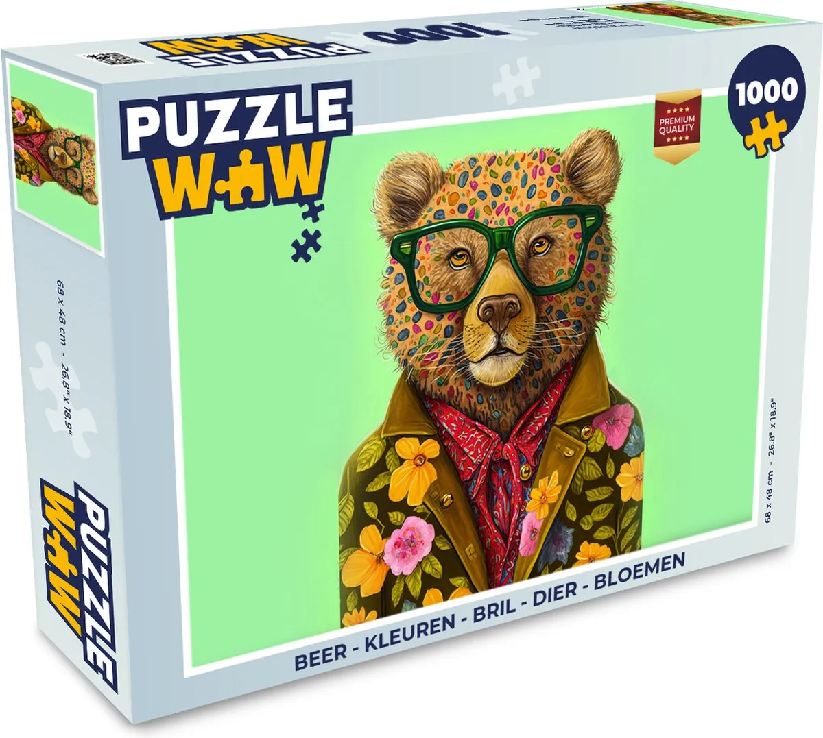 PuzzleWow Puzzel 1000 Stuks - Multicolor
