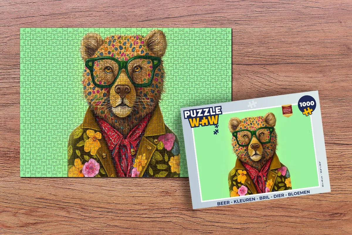 PuzzleWow Puzzel 1000 Stuks - Multicolor