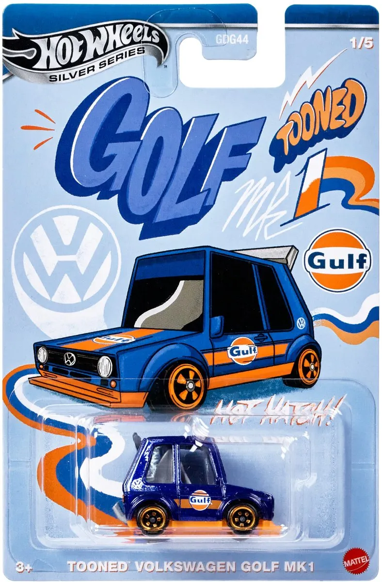 Hot Wheels JCB62 Auto - Donkerblauw/Oranje