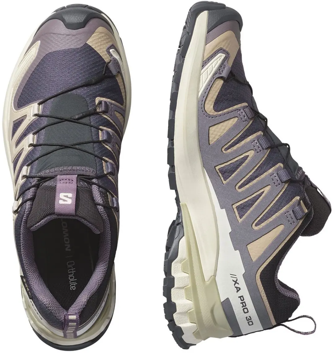 Salomon XA Pro 3D v9 Gore-Tex Wandelschoenen Dames - Paars