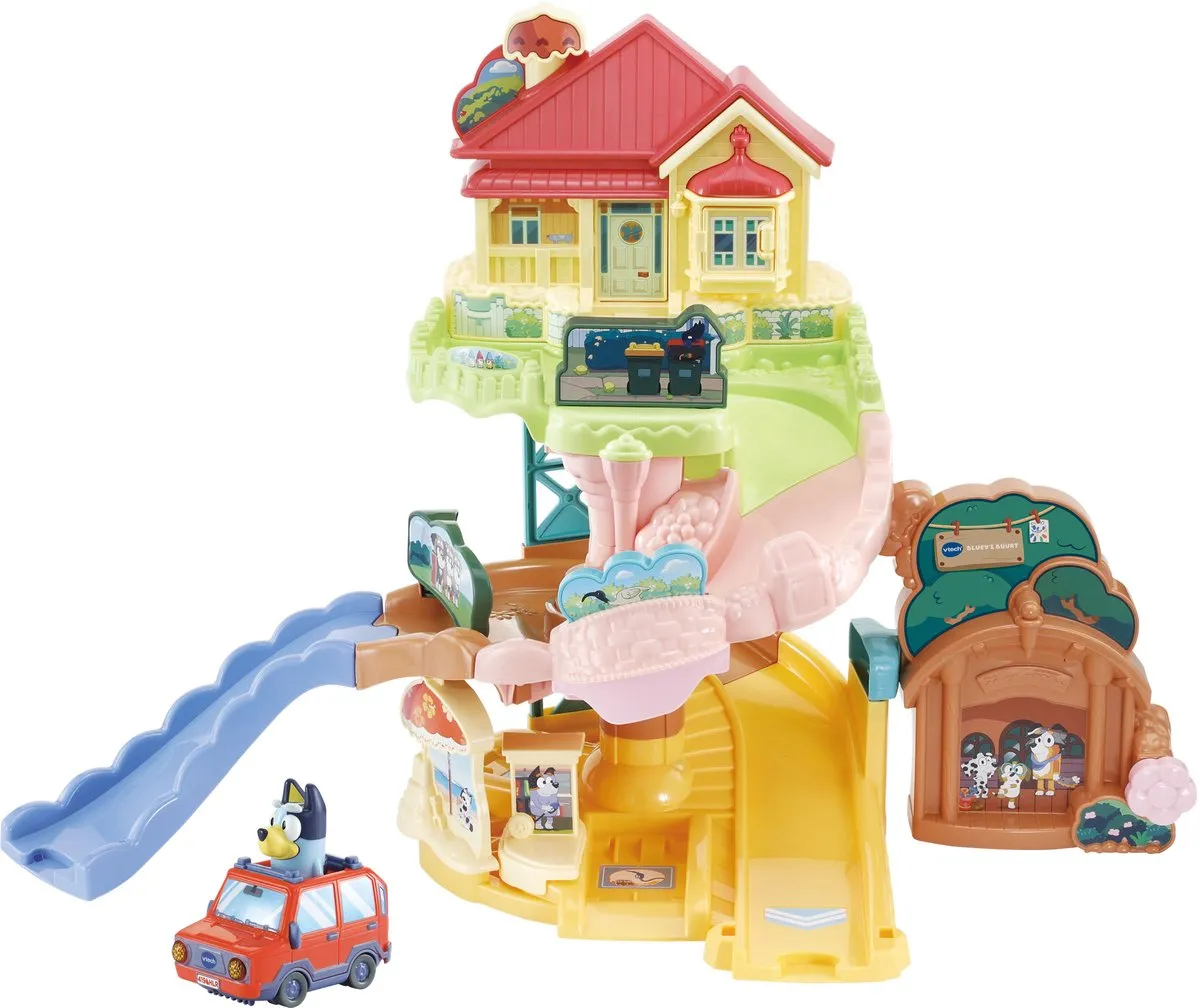 VTech Toet Toet Auto's Bluey Speelset - Bluey's Buurt - Multi