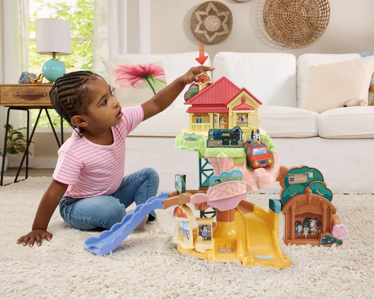 VTech Toet Toet Auto's Bluey Speelset - Bluey's Buurt - Multi