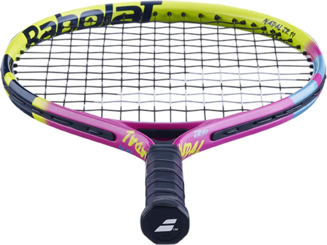 Babolat Rafa Junior 19inch Tennisracket - Paars/Geel - afbeelding 2 van 5