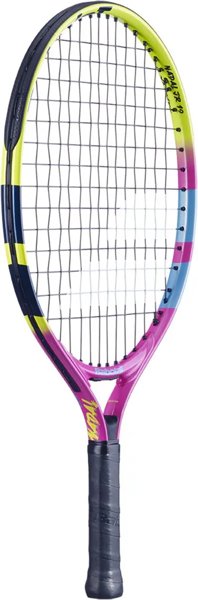 Babolat Rafa Junior 19inch Tennisracket - Paars/Geel - afbeelding 5 van 5