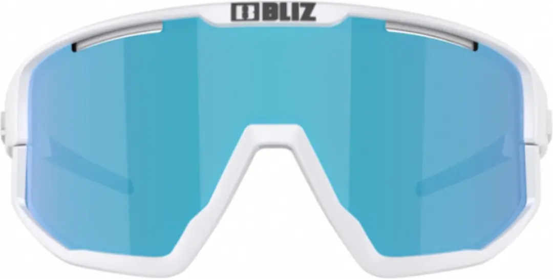 Bliz Vision Sportbril OZB7001-04 - Matte White/Smoke & Blue Mirror
