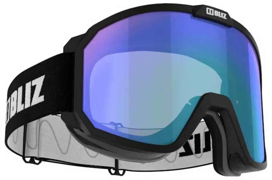 Bliz Rave Skibril - Matt Black - Oranje Lens