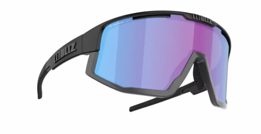 Bliz Vision Sportbril OZB7001-03 - Nano Optics Nordic - Matte Black/Rose-Violet Blue Mirror