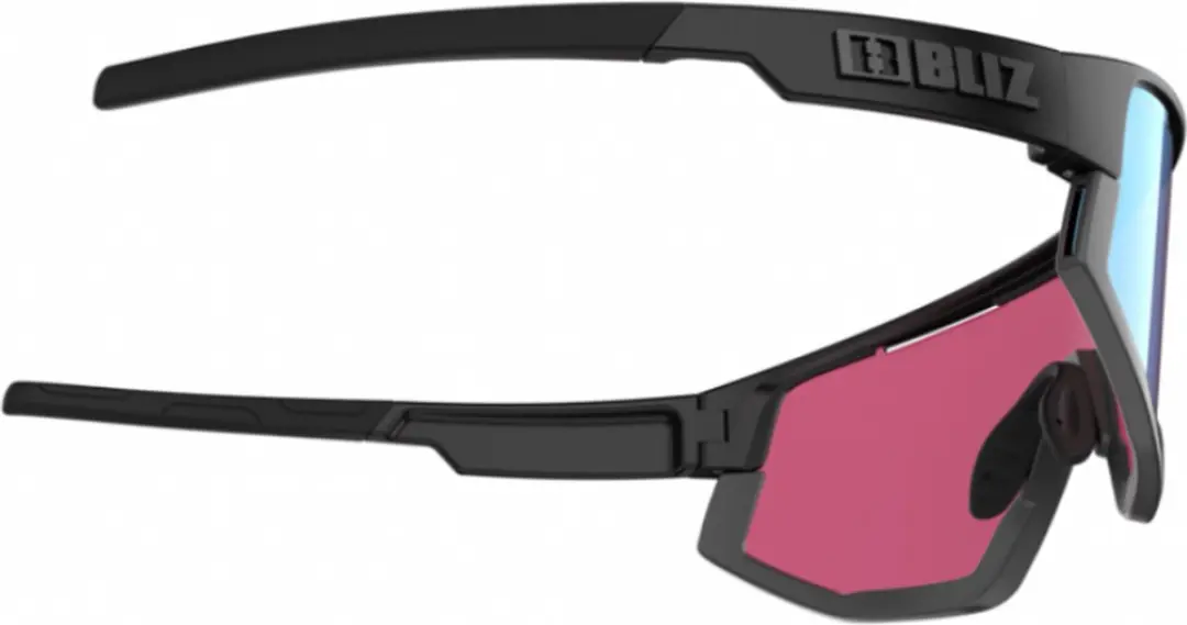 Bliz Vision Sportbril OZB7001-03 - Nano Optics Nordic - Matte Black/Rose-Violet Blue Mirror