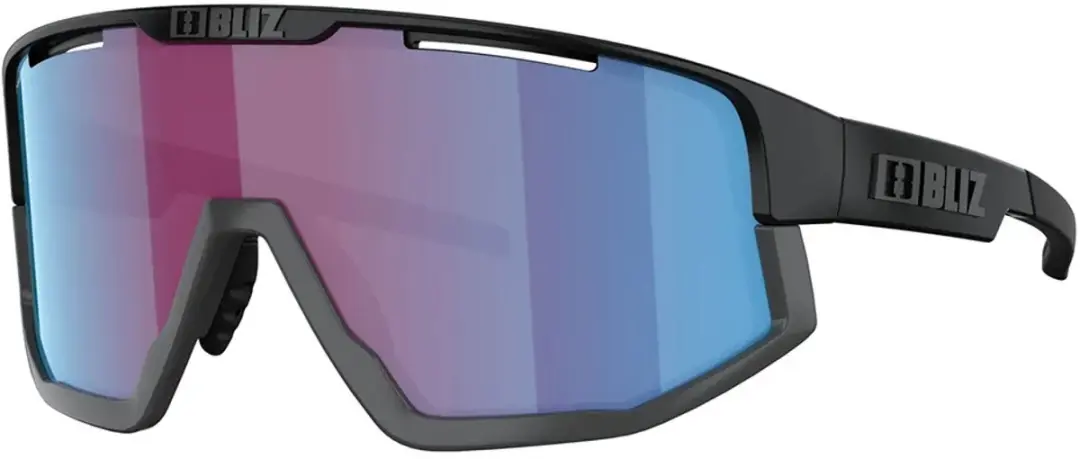 Bliz Vision Sportbril OZB7001-03 - Nano Optics Nordic - Matte Black/Rose-Violet Blue Mirror