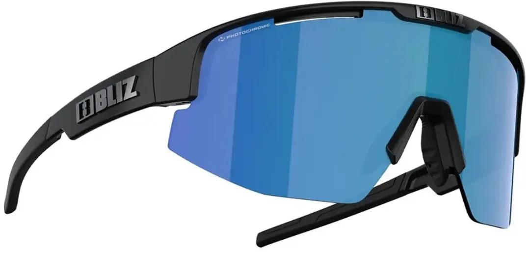 Bliz Matrix Sportbril OZB7004-01 - Matte Black/Photochromic Brown Blue Mirror