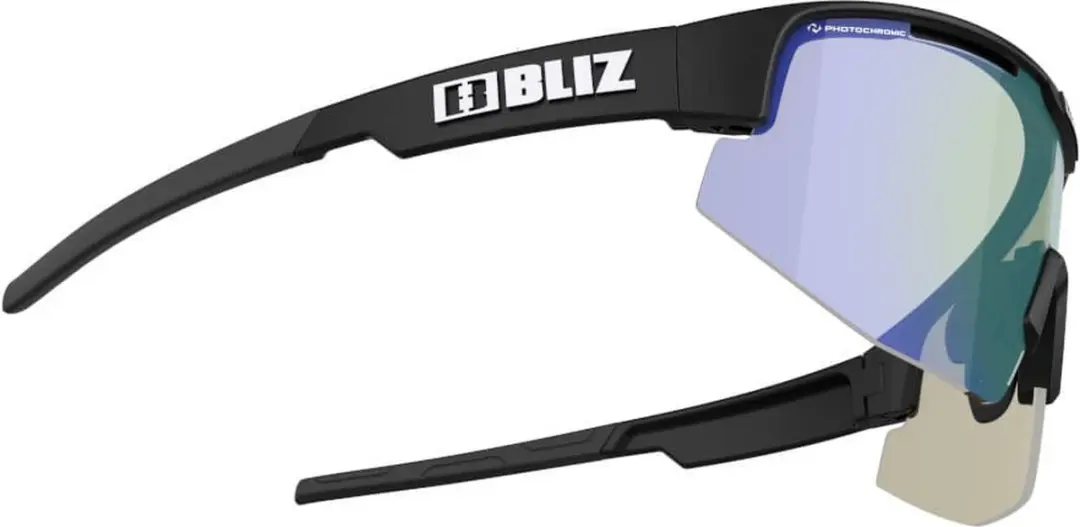 Bliz Matrix Sportbril OZB7004-01 - Matte Black/Photochromic Brown Blue Mirror
