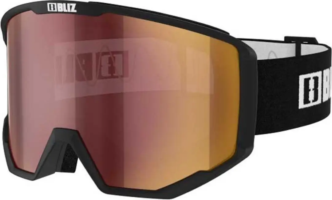 Bliz Spark Skibril - Bruin/Rood CAT3 - 50mm