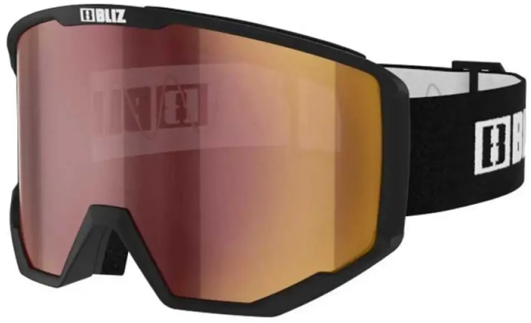 Bliz Spark Skibril - Bruin/Rood CAT3 - 50mm