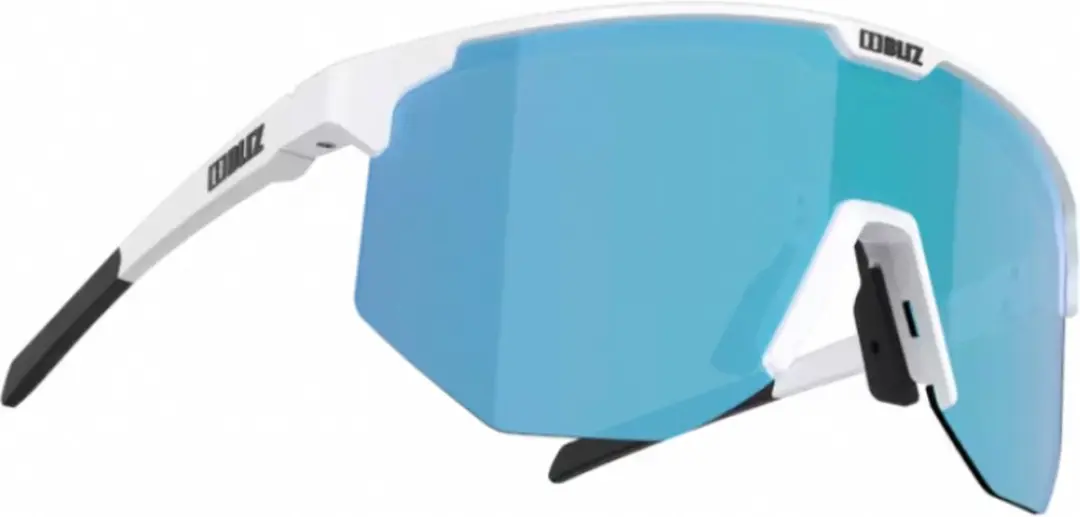 Bliz Hero Small Sportbril OZB7011-05 - Matte White/Brown&Blue Mirror
