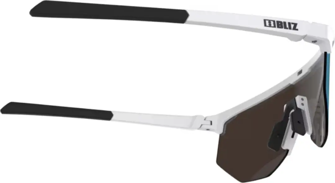 Bliz Hero Small Sportbril OZB7011-05 - Matte White/Brown&Blue Mirror