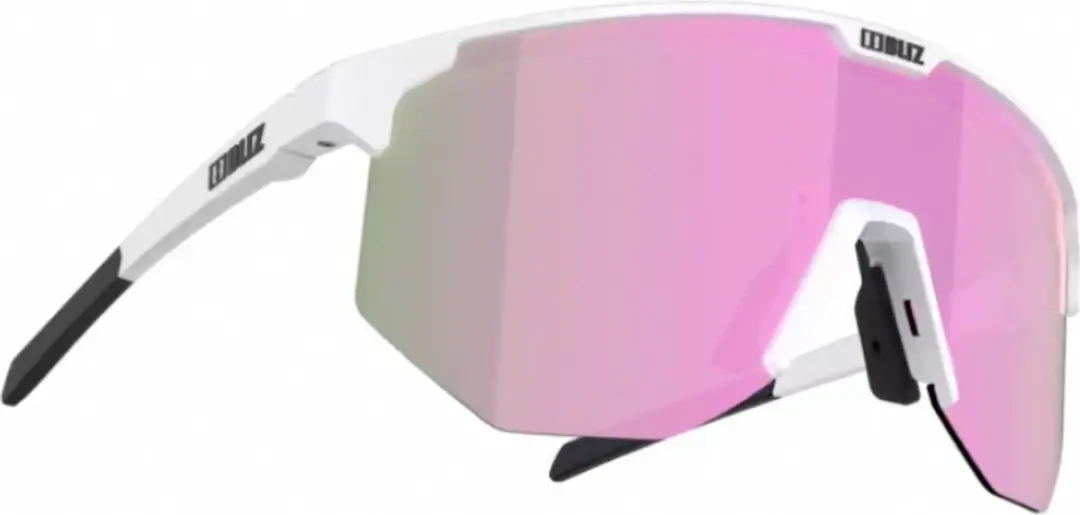 Bliz Hero Sportbril OZB7010-05 - Matte White/Brown & Pink Mirror