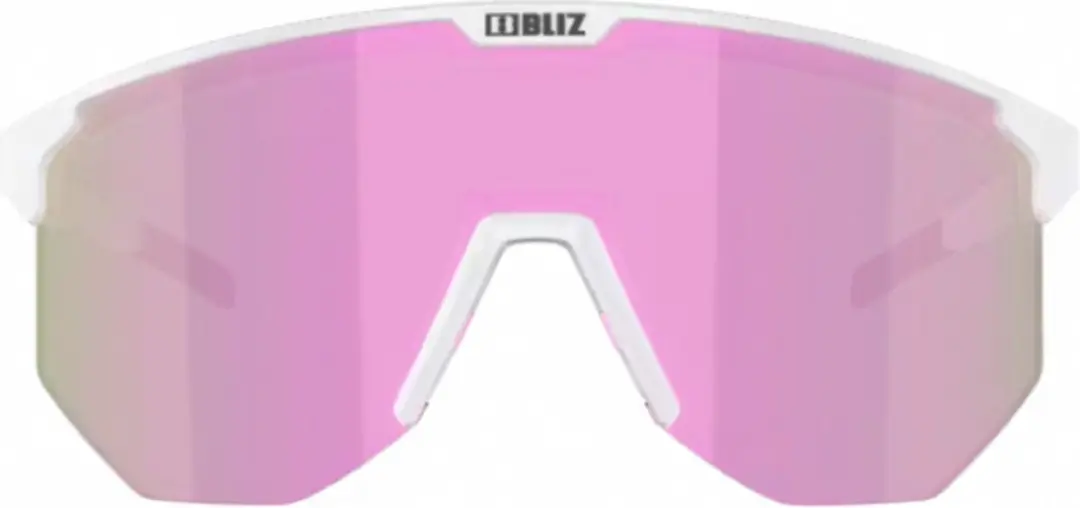 Bliz Hero Sportbril OZB7010-05 - Matte White/Brown & Pink Mirror