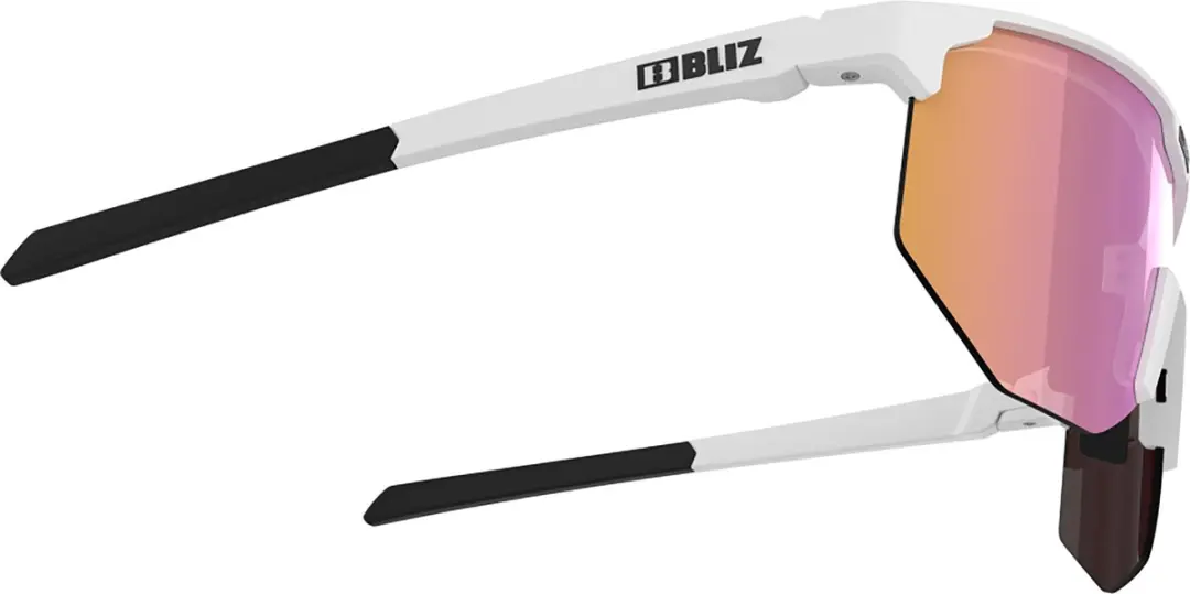 Bliz Hero Sportbril OZB7010-05 - Matte White/Brown & Pink Mirror - afbeelding 6 van 6