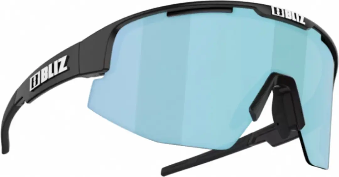Bliz Matrix Small Sportbril OZB7007-07 - Matte Black/Smoke & Iceblue Mirror