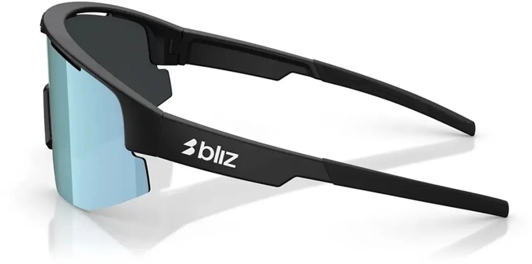 Bliz Matrix Small Sportbril OZB7007-07 - Matte Black/Smoke & Iceblue Mirror