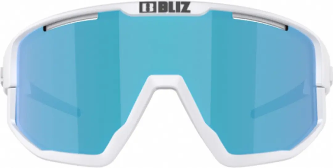 Bliz Fusion OZB7013-02 Zonnebril - Matte White/Smoke & Blue Mirror