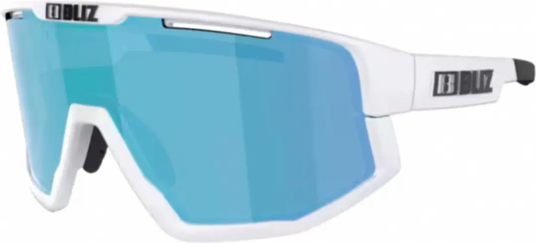 Bliz Fusion OZB7013-02 Zonnebril - Matte White/Smoke & Blue Mirror