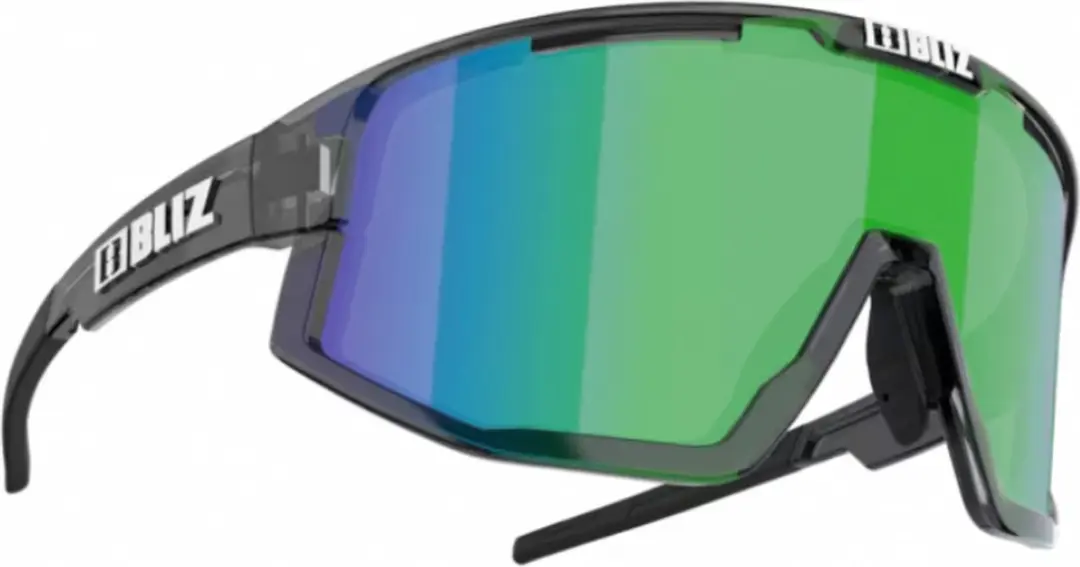 Bliz Fusion Small Sportbril OZB7013-03 - Crystal Black/Brown&Green Mirror