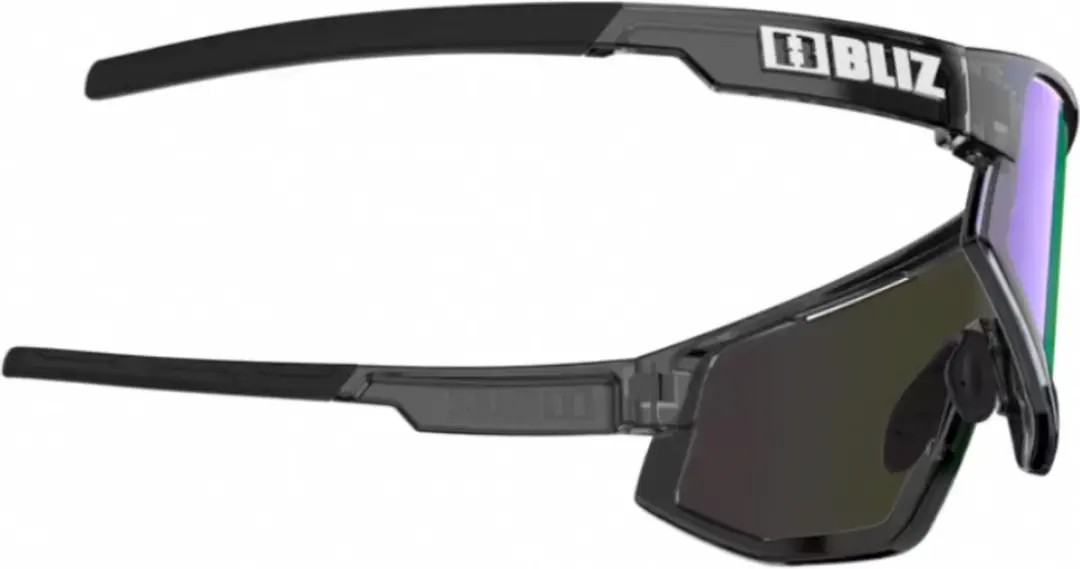 Bliz Fusion Small Sportbril OZB7013-03 - Crystal Black/Brown&Green Mirror