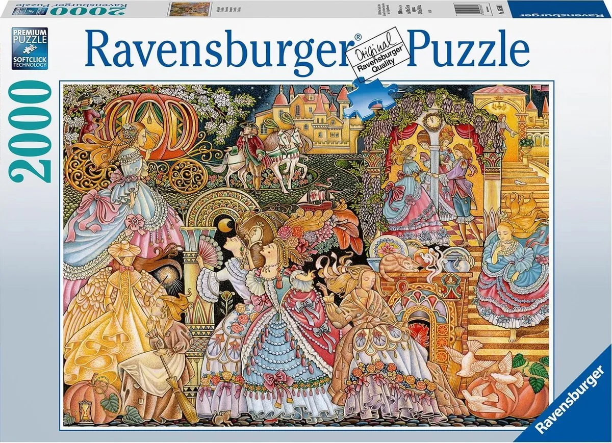 Ravensburger Disney Cinderella The Glass Slipper Legpuzzel 2000 Stuks