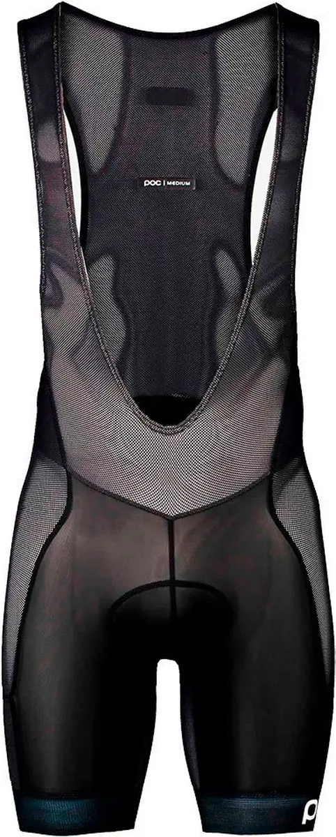 POC MTB Air Layer Bib Shorts Heren, uranium black Maat S
