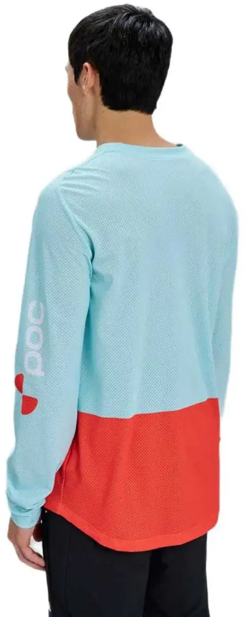 POC Motion Air Langarm Trui - M - Lazurite Blue/Carnelian Orange