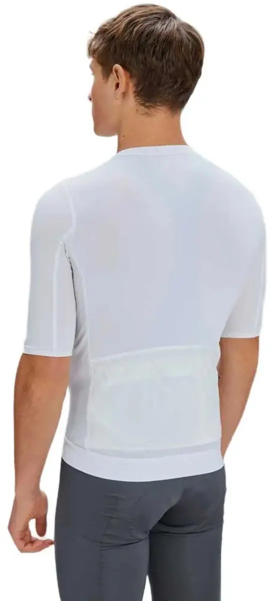 POC Raceday Korte Mouw Wielertrui - S - Hydrogen White