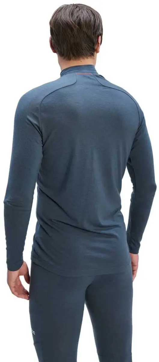 POC Merino Mock Neck Basislaag - L - Sylvanite Grey